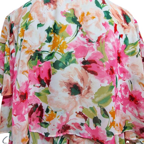 Jessica Howard Tiered Floral Dress 3X NWT - Picture 7 of 10